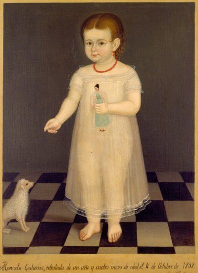 Portrait of Manuela Gutiérrez by José María Estrada